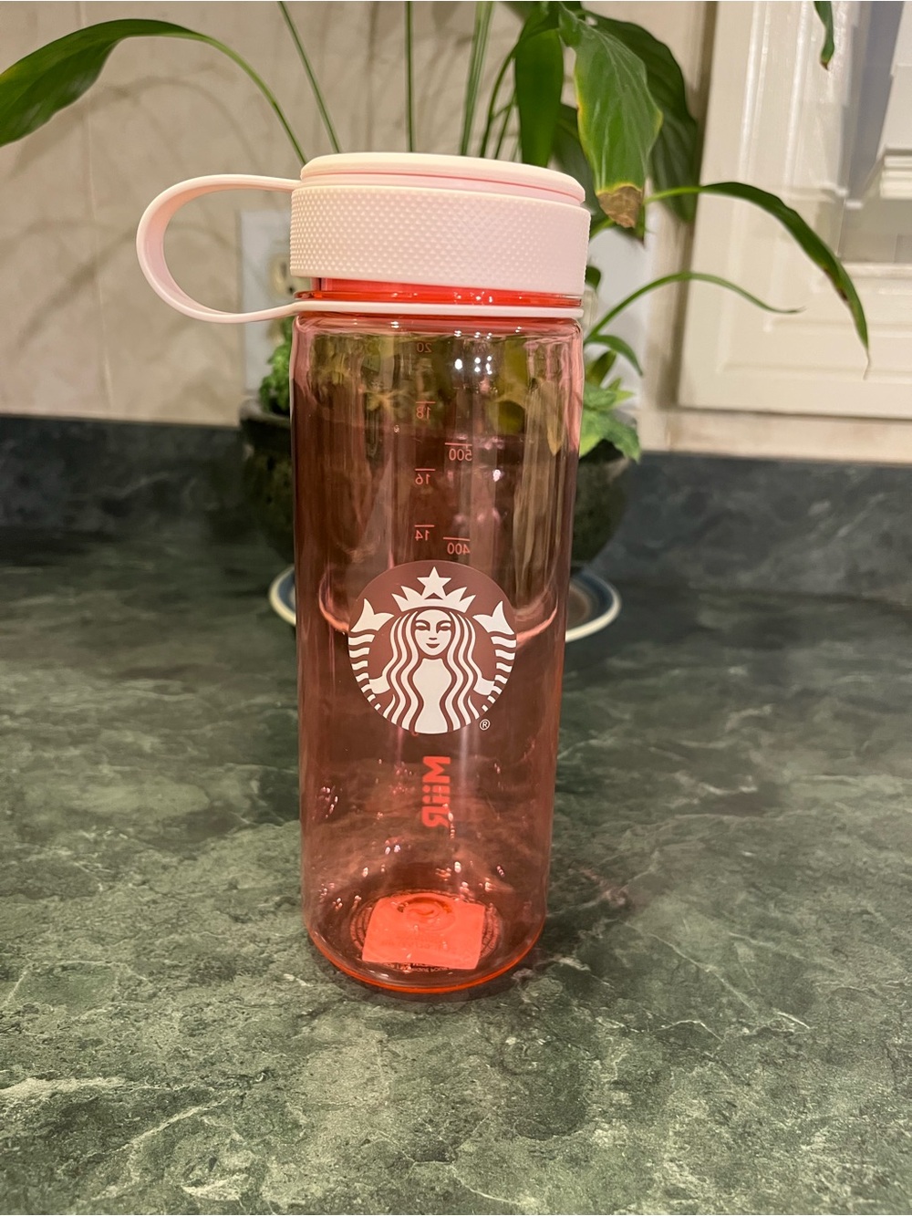*NWT* Starbucks x MiiR Summer 2026 PINK DRINK Transparent Water Plastic Bottle